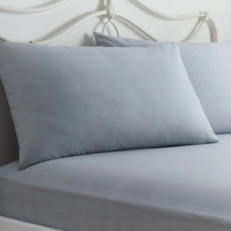 Image of Dreams and Drapes Kristen Fitted Bed Sheet Set in Grey Grey Superking