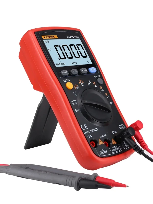 Image of ZOYI ZT-219 digital multimeter 19999 count true effective value multimeter AC/DC ammeter voltmeter professional voltage tester