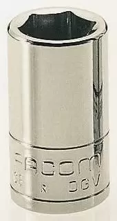 image of Facom 11mm Hex Socket With 1/4 in Drive, Length 22 mm