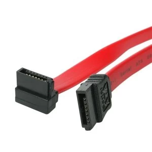 Image of StarTech 6" SATA to Right Angle SATA Cable