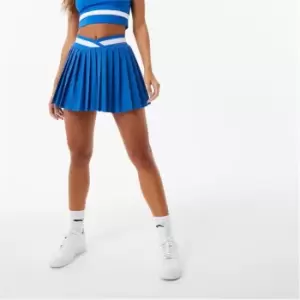 image of Slazenger ft. Wolfie Cindy Wrap Waist Pleated Skort - Blue