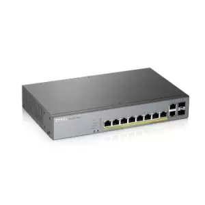 image of Zyxel GS1350-12HP-EU0101F network switch Managed L2 Gigabit...