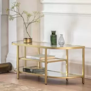 Image of Gallery Direct Thurlow Media Unit Champagne 1200X350X450Mm