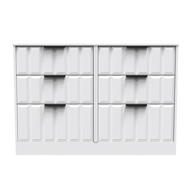 Image of Ready Assembled 2 U Seattle 6 Drawer Bed Box (Ready Assembled) in White Size: Large White Unisex Large