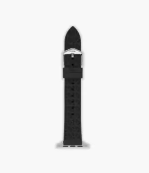 Image of Fossil Women 38/40mm Black Silicone Band for Apple Watch