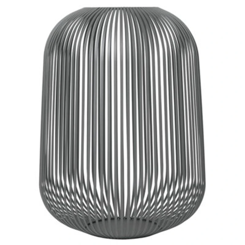 Image of Blomus Lito Lantern Candle Holder L- Steel Gray