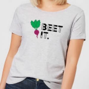 Image of Beet It Womens T-Shirt - Grey - 3XL