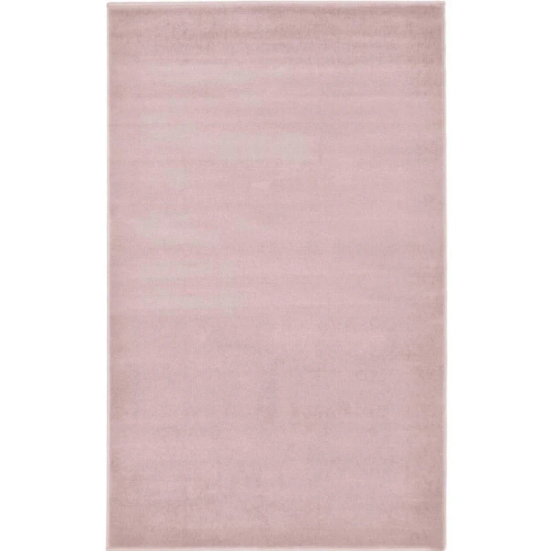 Image of THE RUGS Maestro Collection Solid Design Rug in Pink Size: 120cm x 170cm Pink Unisex 120cm x 170 cm
