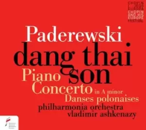 image of Paderewski Piano Concerto in a Minor/Danses Polonaises by Ignacy Jan Paderewski CD Album