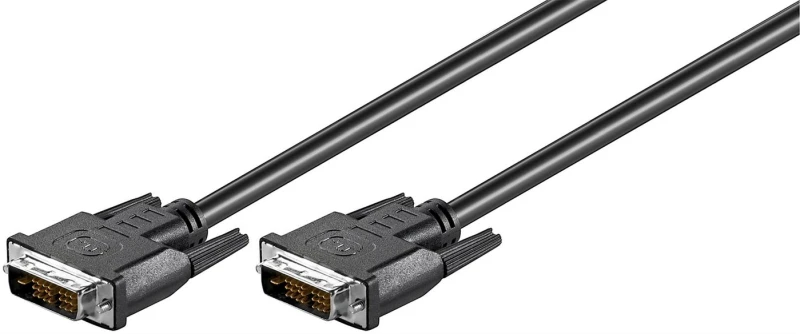 Image of Microconnect MONCCS1 DVI cable 1m DVI-D Black