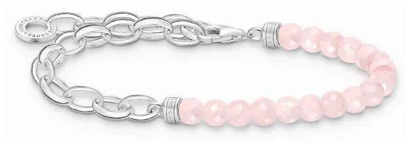 Image of Thomas Sabo A2098-034-9-L19 Sterling Silver Bracelet Rose Jewellery