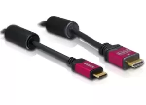 Image of DeLOCK HDMI 1.3b to HDMI Mini Cable 3.0m HDMI cable 3m HDMI Type...