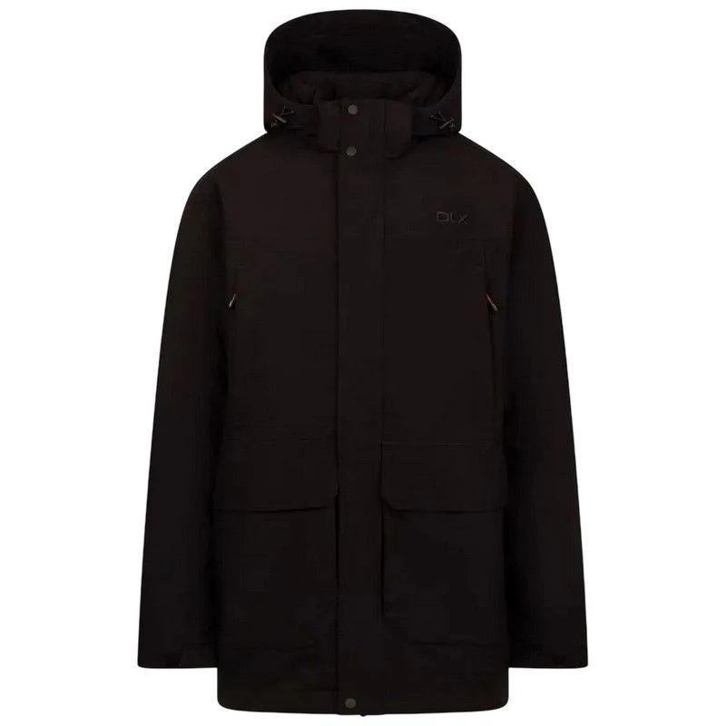 Image of Trespass Trespass Men Donahue DLX Padded Jacket in Black Size: Medium Black M Male 5063750989136