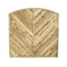 image of Forest Garden 6 x 6ft Pressure Treated Bradville Fence Panel