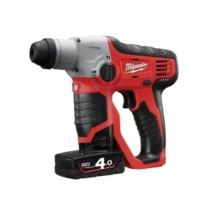 image of Milwaukee Power Tools M12 H-0 Compact Cordless SDS 2 Mode Hammer 12V Bare Unit