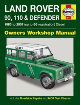 Image of Land Rover 90 110 and Defender Diesel Service and Repair Manual by Mark Coombs and Steve Rendle Hardback