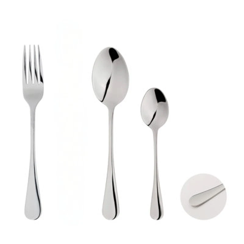 Image of Glim & Glam Cutlery Sets Stainless Steel Spoon Fork 16 Piece Set Silver unisex