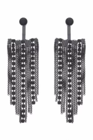 Image of Lipsy Jewellery Drape Jet Earrings JEWEL 8692
