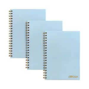 Image of Pukka Pads Carpe Diem Wirebound Hardback Notebook Sky Blue B5 9378-CD
