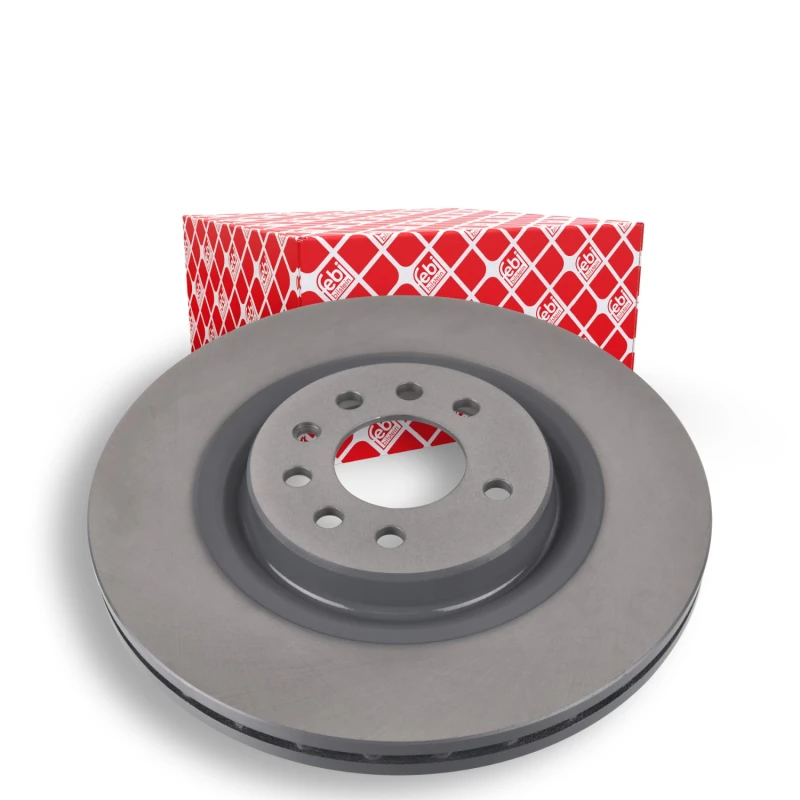Image of FEBI BILSTEIN 108205 Brake disc Front Axle, internally vented, Coated Brake Disc (82)