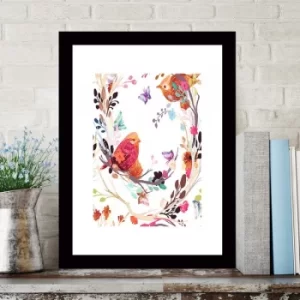 Image of SC649191193 Multicolor Decorative Framed MDF Painting