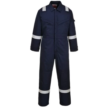 Image of Portwest - FR52NARS - sz S Padded Anti-Static Coverall - Navy