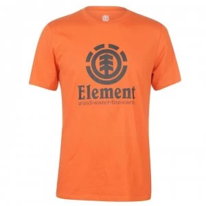 Image of Element Vertical Short Sleeve T Shirt Mens - Flame
