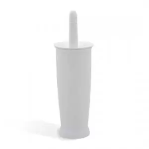 image of Addis Closed Toilet Brush and Holder White - 510284 16433AD