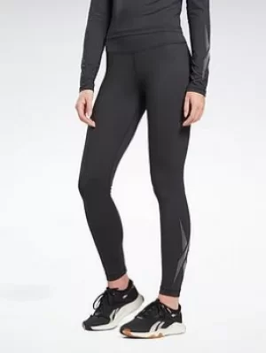 Image of Reebok Thermowarm Touch Base Layer Bottoms, Black, Size XL, Women