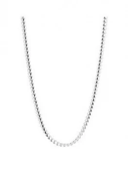 image of Simply Silver Heart Row Allway Necklace