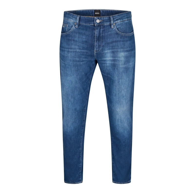 Image of Boss Mens Delaware3-1 771 Slim Fit Jeans Medium Blue male 30W R