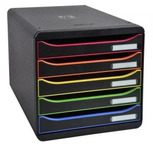 Image of Exacompta Big Box Plus Black/Harlequin