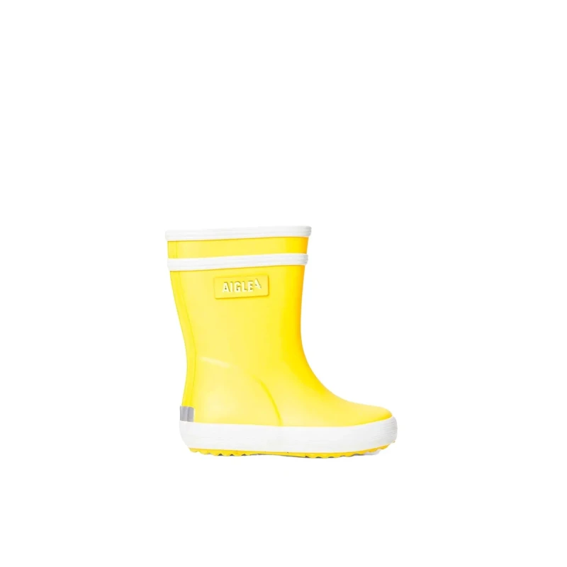 Image of Aigle BABY FLAC 2 boys's Children's Wellington Boots in Yellow