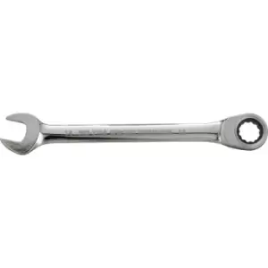 Image of Kennedy-Pro Metric Combination Ratchet Spanner, Fixed Head, 21mm
