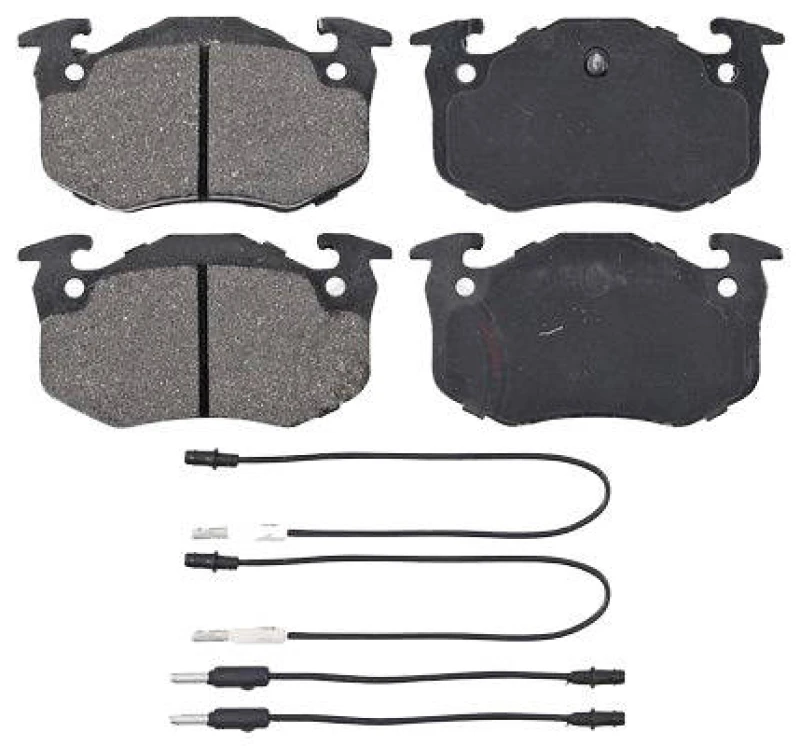 Image of A.B.S. 36503 Brake pad set incl. wear warning contact Brake Pad Set,disc brake (402)