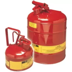 image of Justrite Metal Safety Cans for flammable liquids - 1 litre