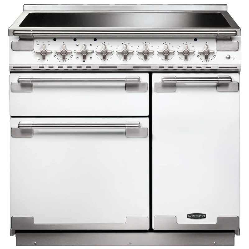 Image of Rangemaster Elise ELS90EIWH 90cm Induction Range Cooker