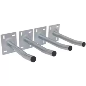Image of Sealey APWH Wall Mountable Storage Hooks - Set of 4