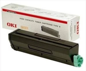 image of OKI 01103402 Standard Capacity Black Laser Toner Ink Cartridge