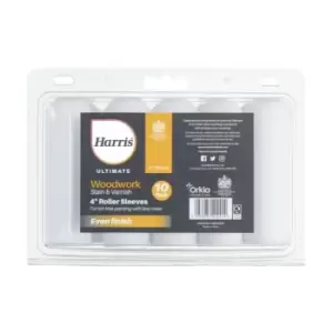Image of Ultimate Woodwork Stain Varnish Sleeve 4 10 Pack - 103022252 - Harris