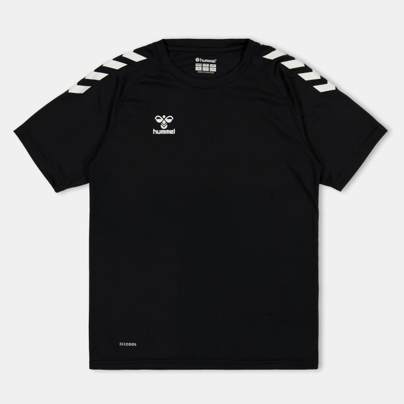 Image of Hummel Core Training Poly T Shirt Junior Black male 7-8 (S)