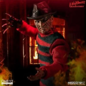 image of Mezco A Nightmare on Elm Street 1/12 Freddy Krueger Action Figure 17cm