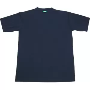Image of Function Round Neck xxl Navy T-Shirt - Navy Blue - Tuffsafe