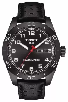 image of Tissot T1314303605200 mens PRS 516 Powermatic 80 Black Watch