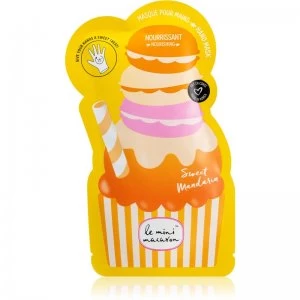 image of Le Mini Macaron Sweet Mandarin Hand Mask 24ml