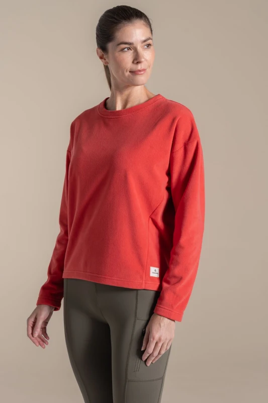 Image of Craghoppers Womens Miska Insulating Fleece in Red Size: 10 Red Female 10