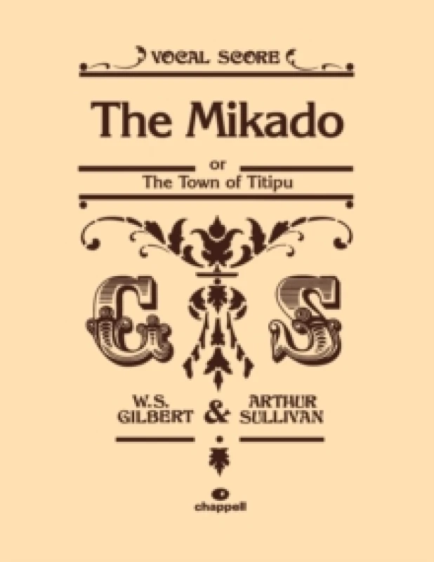 Image of The Mikado vocal Score by William S Gilbert Book
