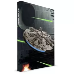 Image of Book with Light and Sound with Design Star Wars Millennium Falcon Star Wars