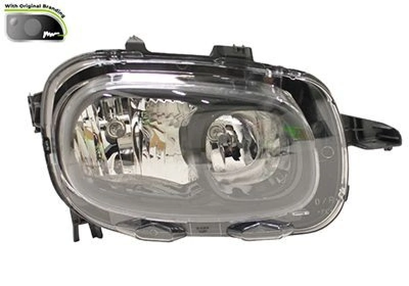 Image of VAN WEZEL Headlight VAN WEZEL 0937962V