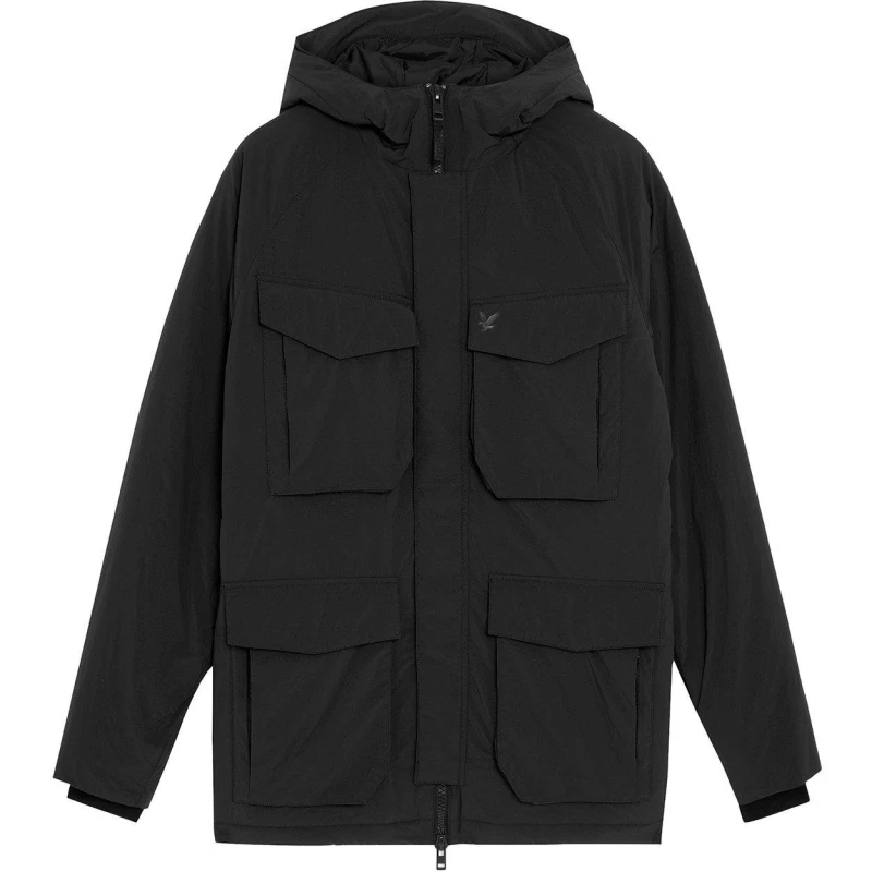 Image of Lyle & Scott Lyle & Scott Parka - Black - Lyle & Scott - Size: M40 Black Male M40 LS19801